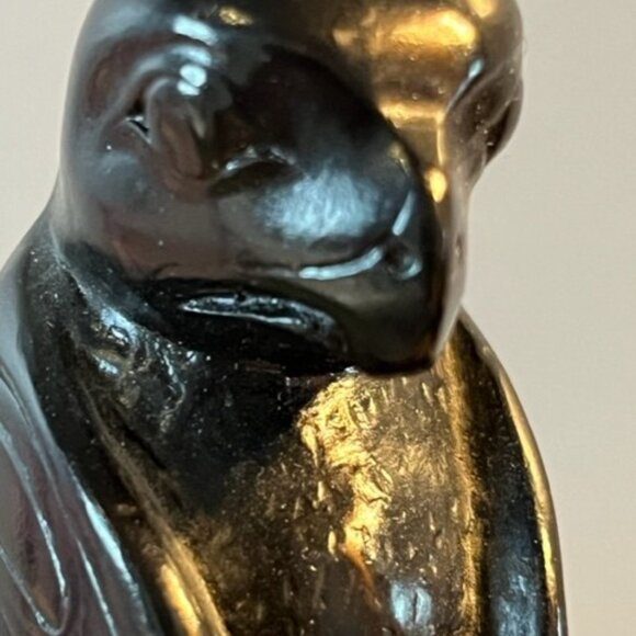 Totem Pole Carving Black Argillite ** READ** - Picture 7 of 10